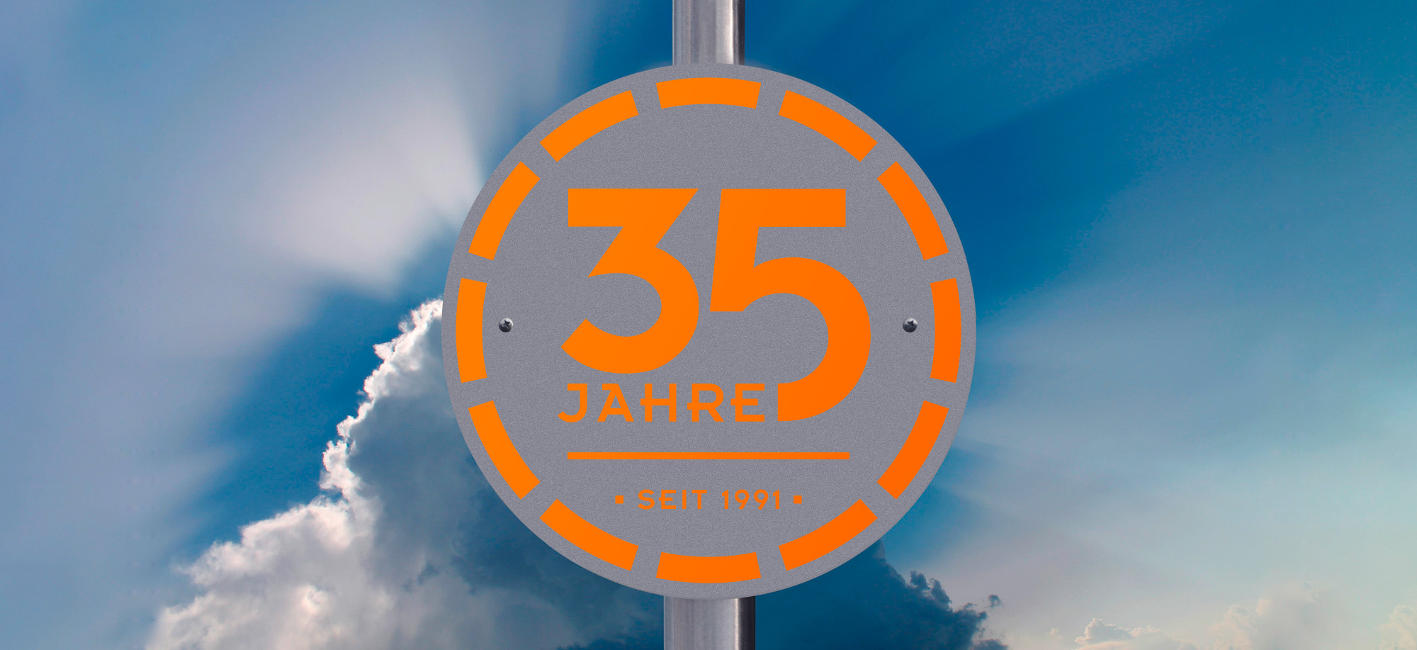 Plakette 25 Jahre Jubiläums Plakatte von RICHARTZ WERBUNG + MEHR