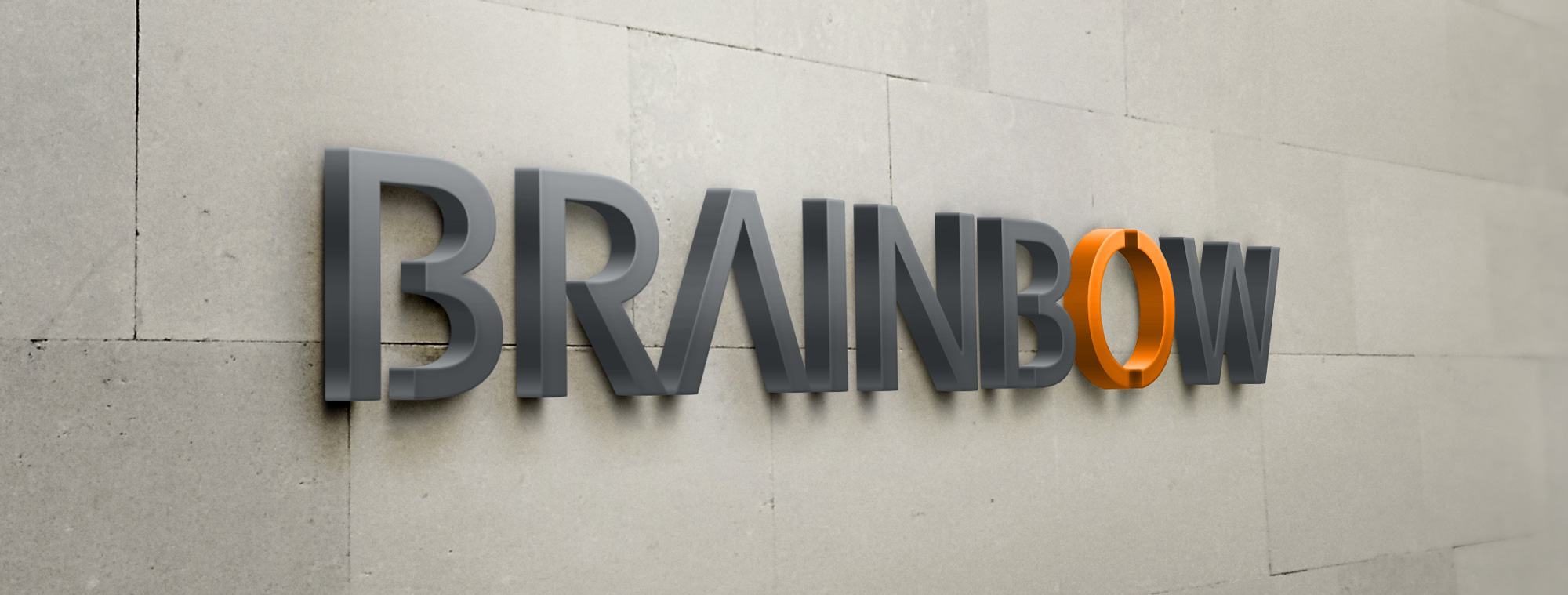 Brainbow Teaser - Logo an Wand