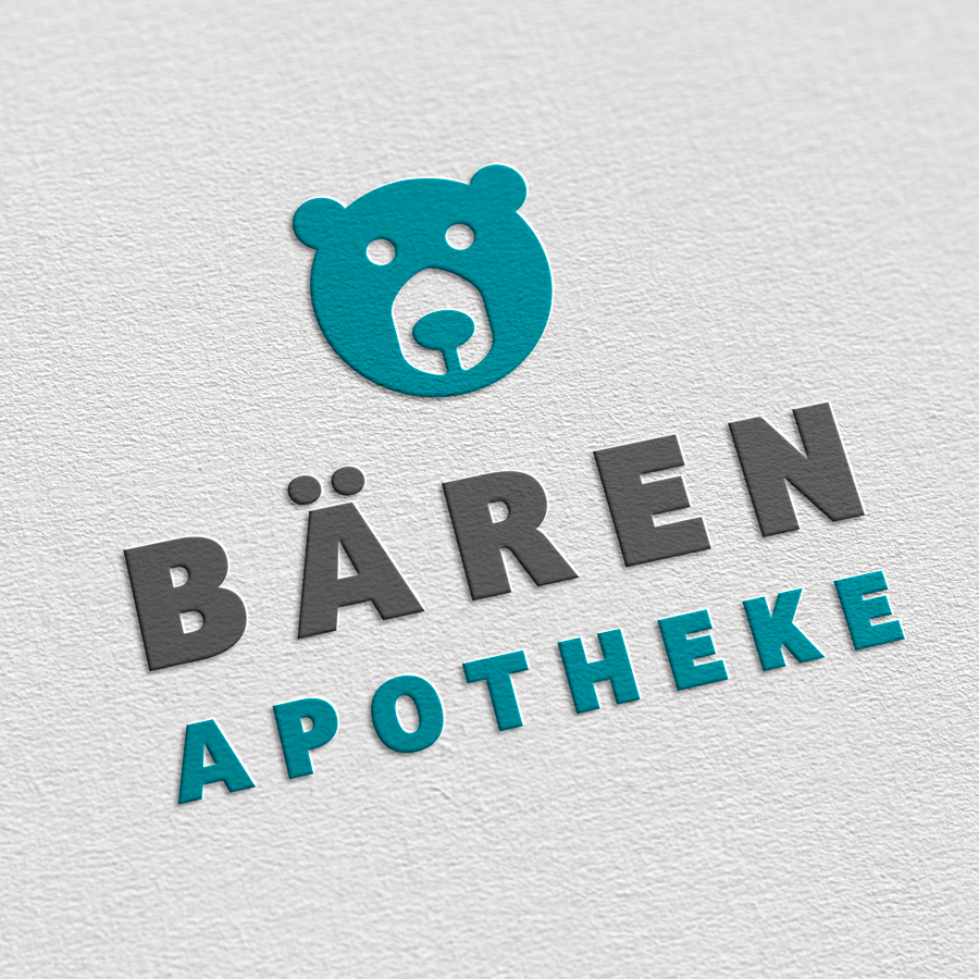 Kunde Bärenapotheke: geprägtes Logo