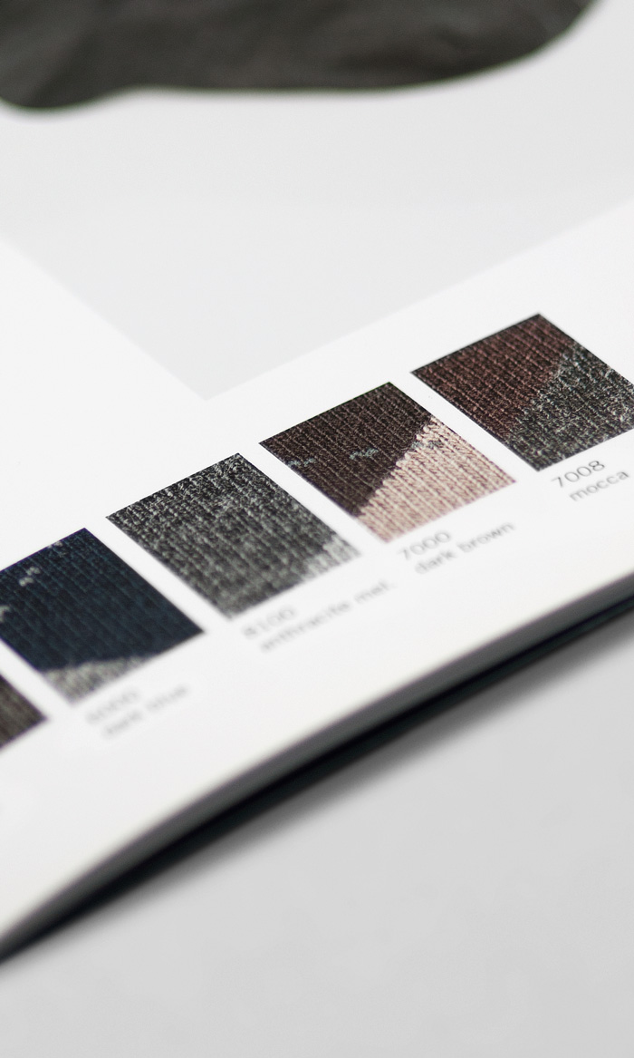Kunde Marc O'Polo: Katalog mit Farb-Ausschnitten