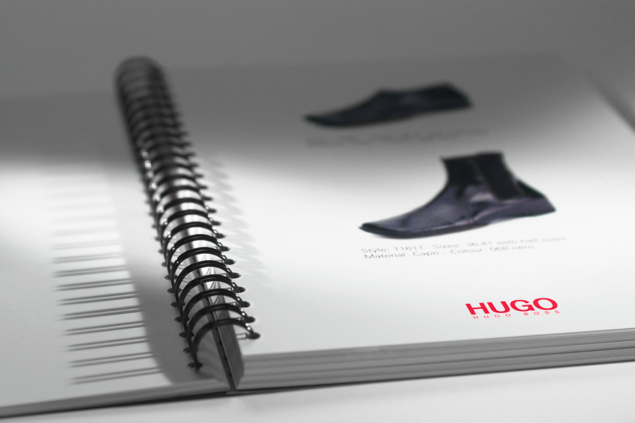 Kunde Hugo Boss: Offener Katalog Hugo mit Schuhen